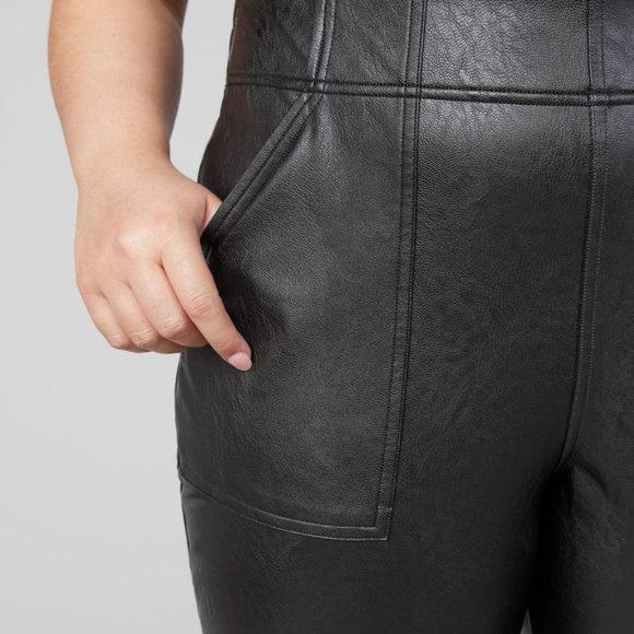 Spanx Leather-Like Logger Size Large - Picture 2 of 10